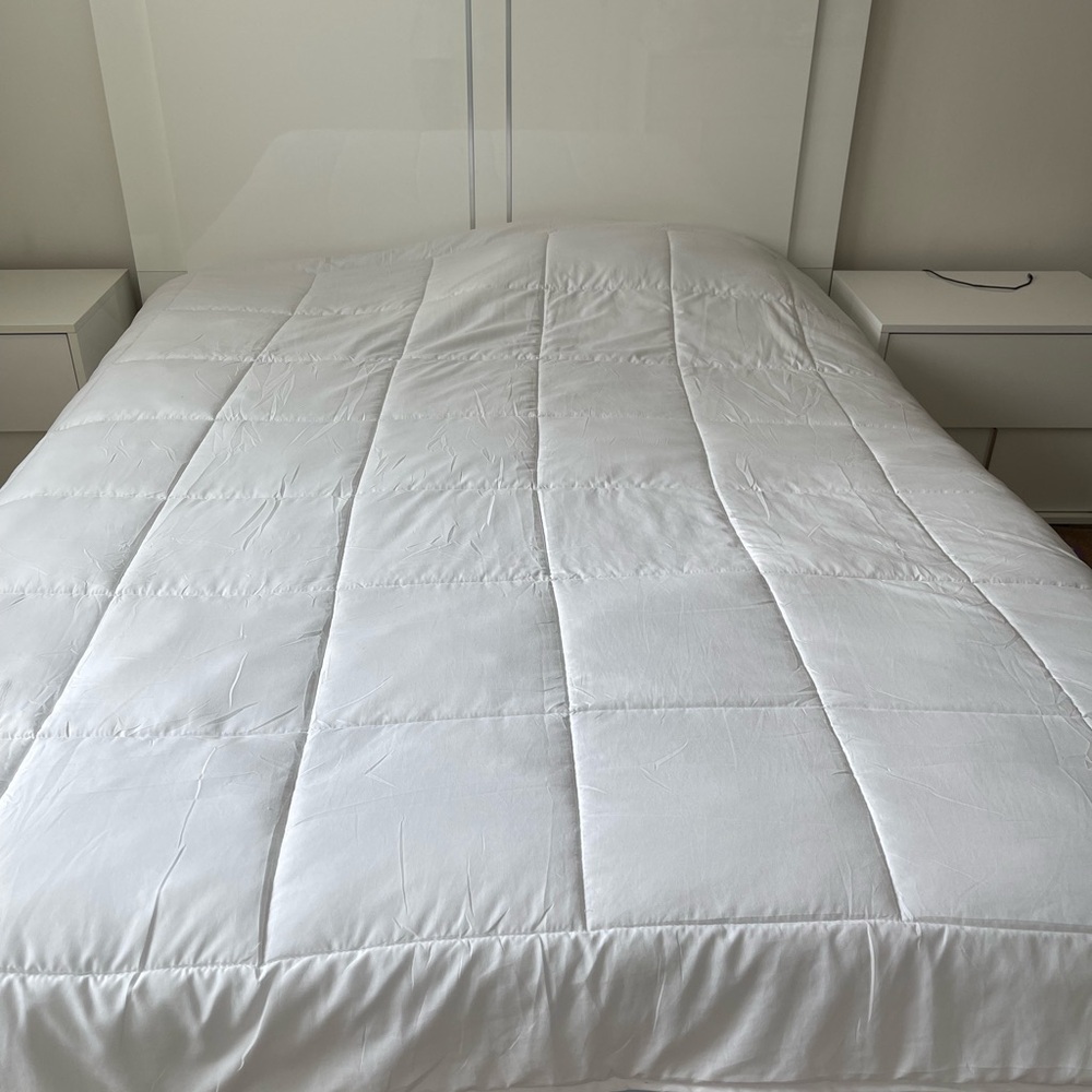 White Quilted Comforter
